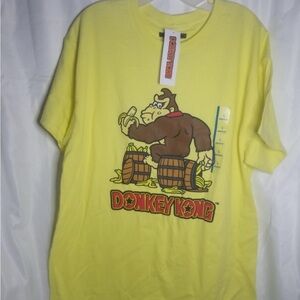 Yellow Donkey Kong Graphic T-Shirt